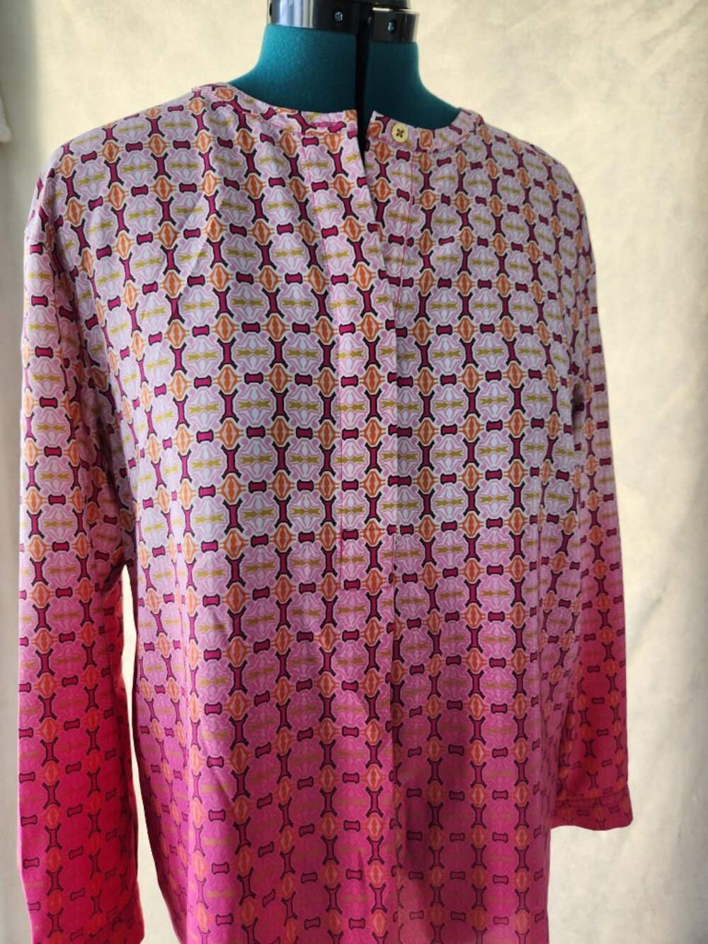Long Sleeve Adrienne Vittadini Blouse